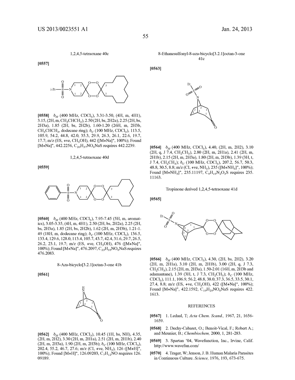 DISPIRO TETRAOXANE COMPOUNDS - diagram, schematic, and image 58