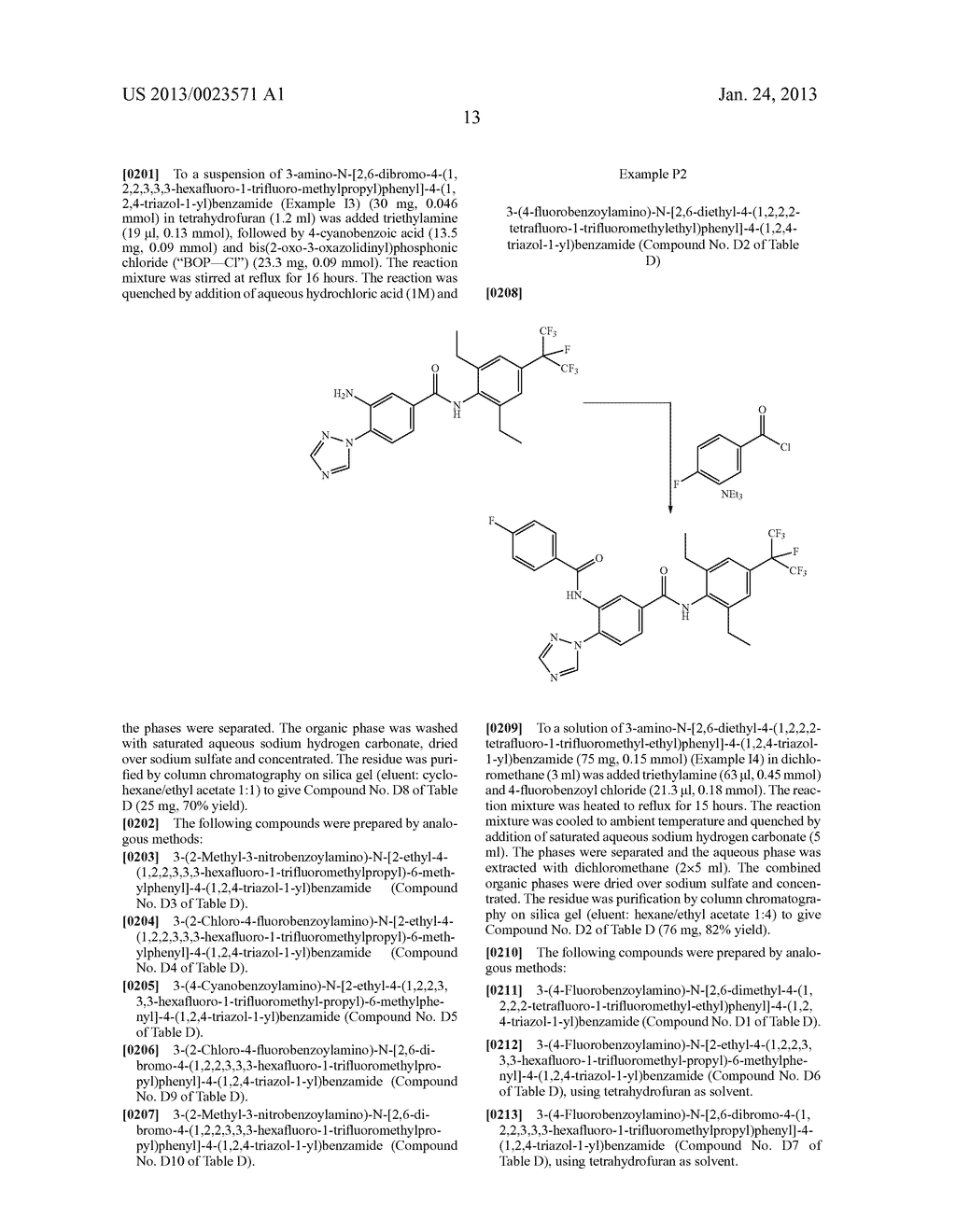 N- ( 4-PERFLUOROALKYL-PHENYL) -4-TRIAZOLYL-BENZAMIDES AS INSECTICIDES - diagram, schematic, and image 14