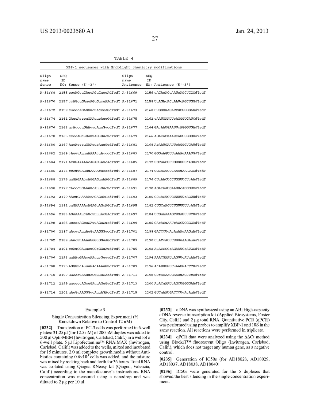 Compositions and Methods for Inhibiting Expression of XBP-1 Gene - diagram, schematic, and image 34