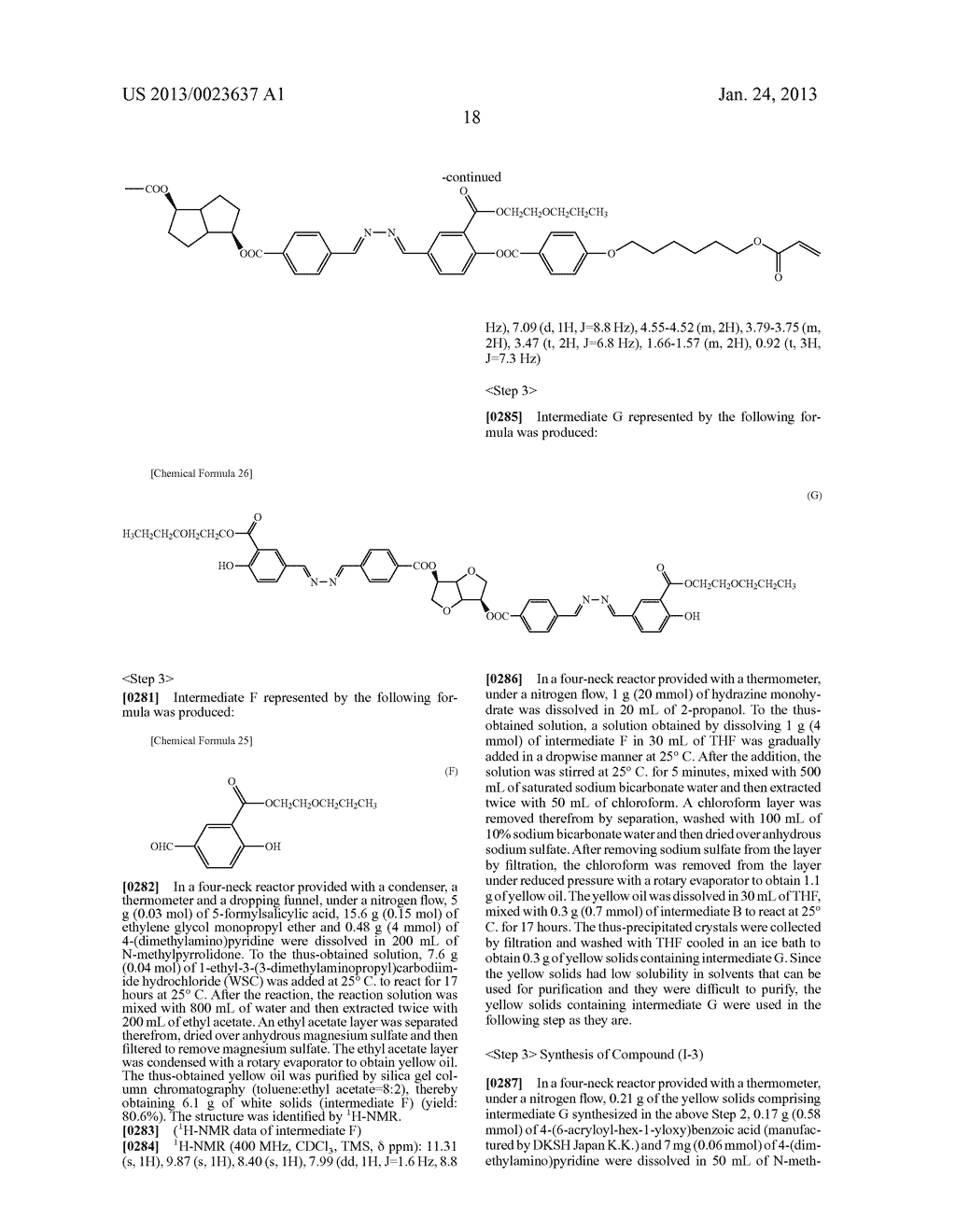 POLYMERIZABLE CHIRAL COMPOUND, POLYMERIZABLE LIQUID CRYSTAL COMPOUND,     LIQUID CRYSTAL POLYMER AND OPTICALLY ANISOTROPIC BODY - diagram, schematic, and image 19