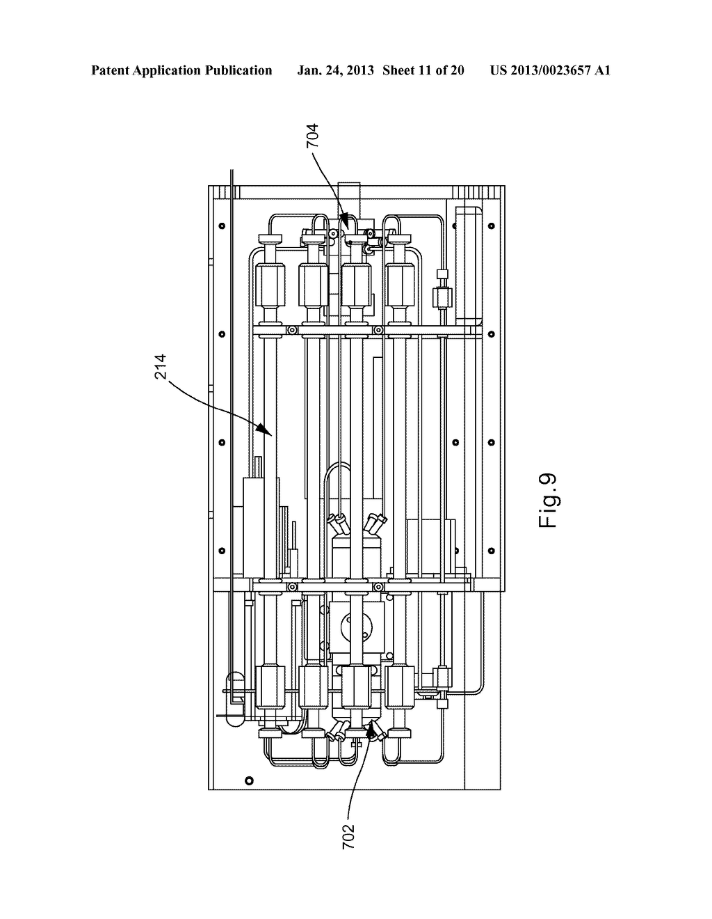 SYSTEM FOR RADIOPHARMACEUTICAL PREPARATION INVOLVING SOLID AND LIQUID     PHASE INTERACTIONS - diagram, schematic, and image 12