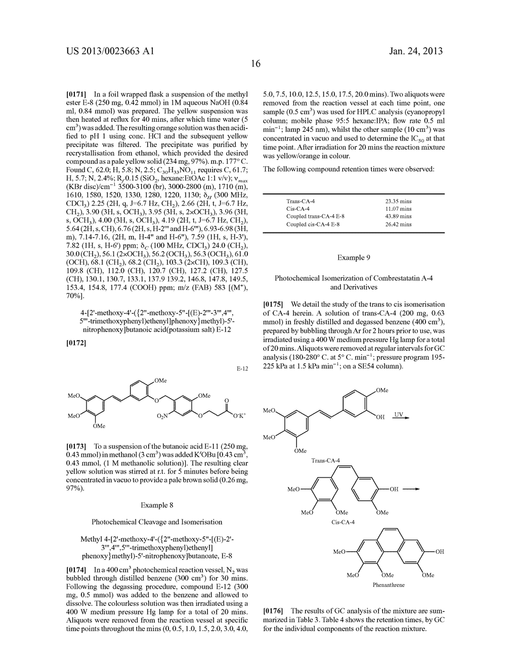 SUBSTITUTED STILBENES AND THEIR REACTIONS - diagram, schematic, and image 19