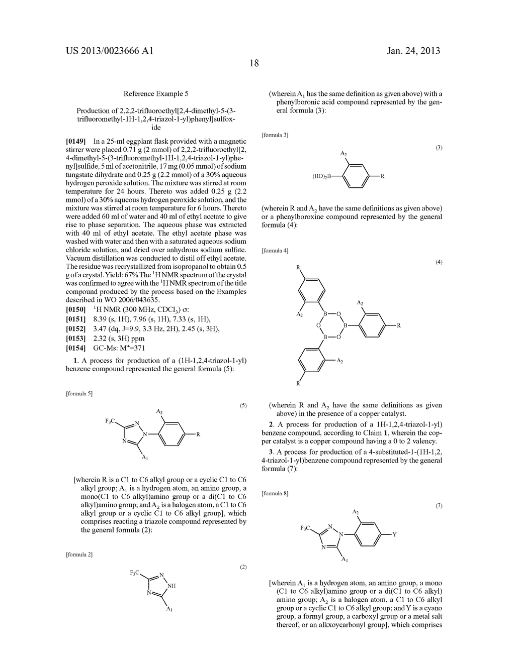 ARYL (1H-1,2,4-TRIAZOL-1-YL) COMPOUND, AND PROCESS FOR PRODUCTION THEREOF - diagram, schematic, and image 19