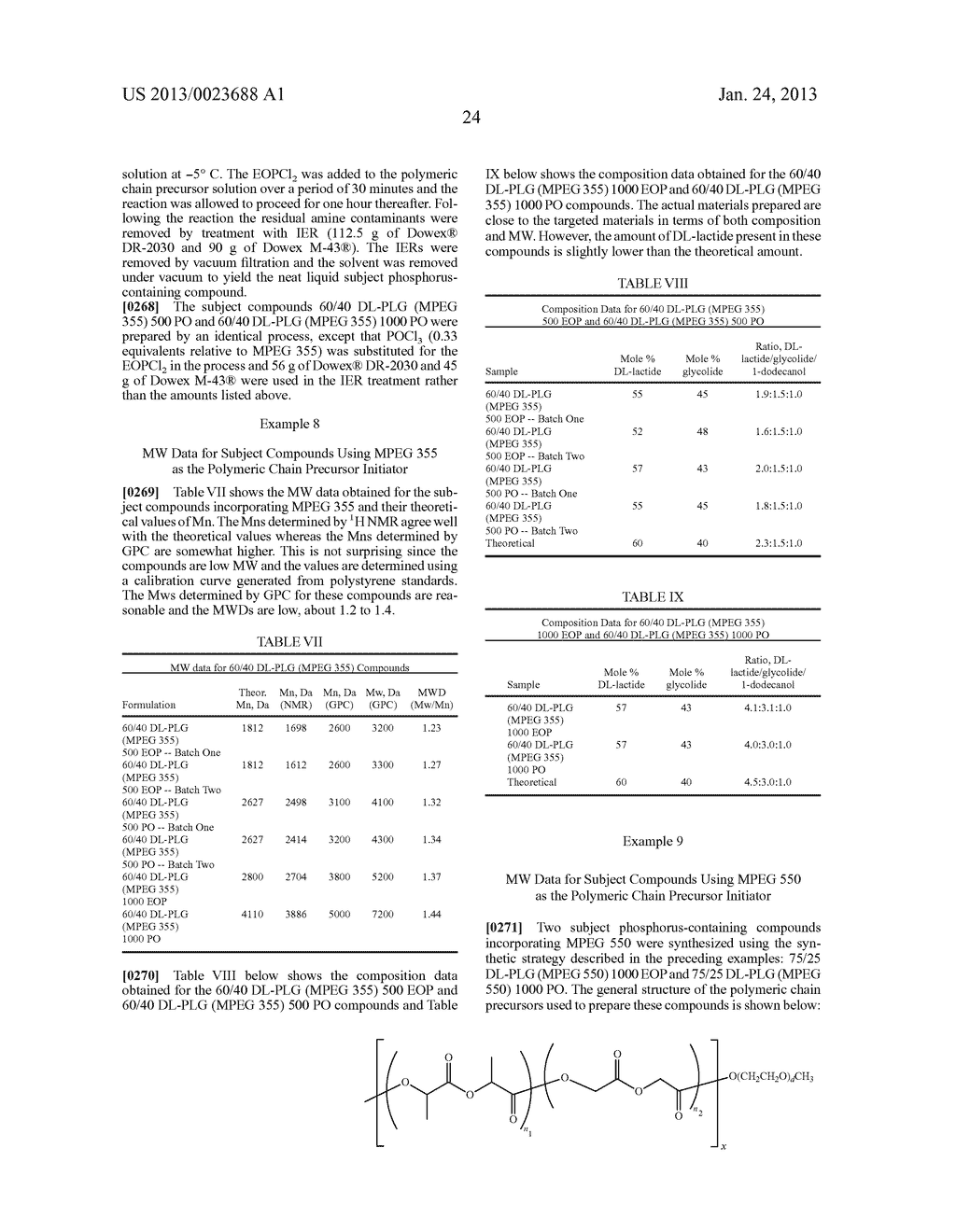 PHOSPHORUS-CONTAINING COMPOUNDS WITH POLYMERIC CHAINS, AND METHODS OF     MAKING AND USING THE SAME - diagram, schematic, and image 27