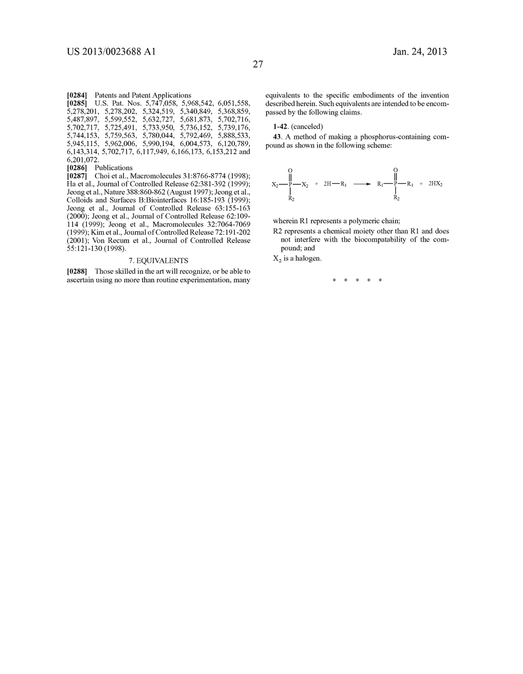 PHOSPHORUS-CONTAINING COMPOUNDS WITH POLYMERIC CHAINS, AND METHODS OF     MAKING AND USING THE SAME - diagram, schematic, and image 30