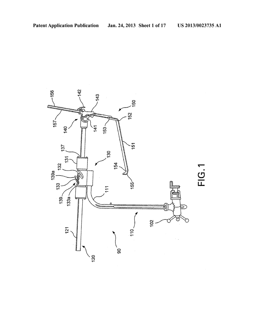 TELESCOPING SURGICAL SUPPORT AND RETRACTOR SYSTEM - diagram, schematic, and image 02