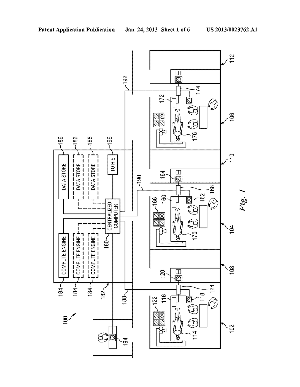 Distributed Medical Sensing System and Method - diagram, schematic, and image 02