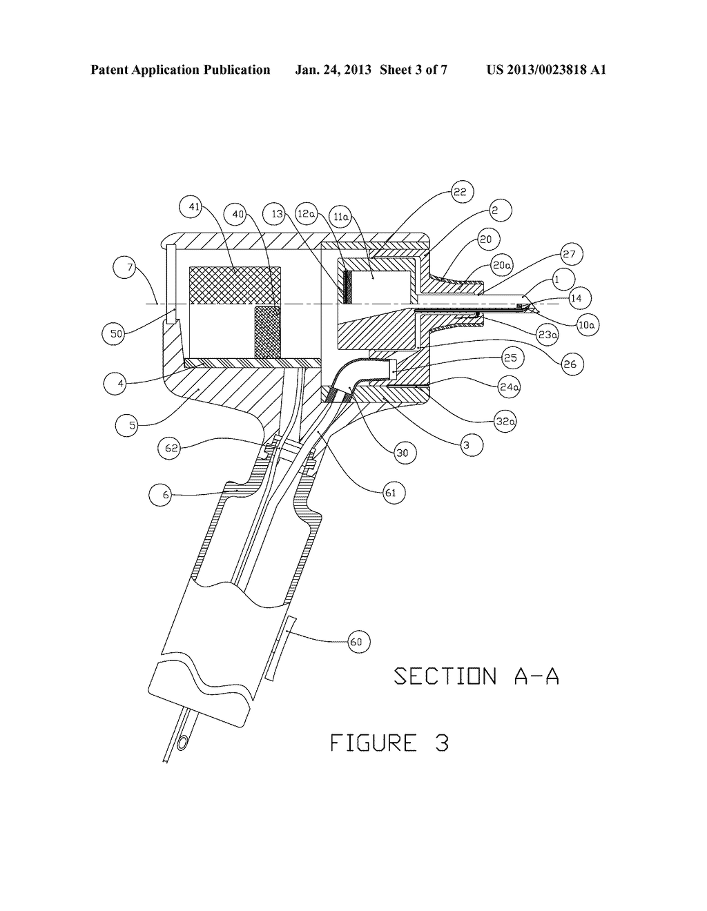 DEVICE AND METHOD FOR DELIVERING MEDICINE INTO THE TYMPANIC CAVITY,WITH     SLIDING ASSIST - diagram, schematic, and image 04