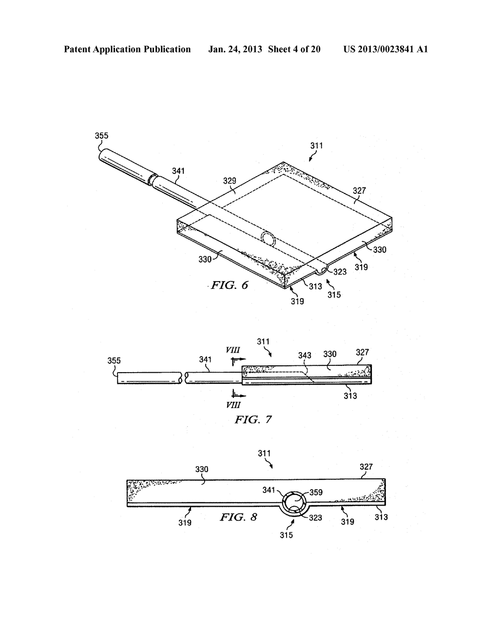 SYSTEM AND METHOD FOR PERCUTANEOUSLY ADMINISTERING REDUCED PRESSURE     TREATMENT USING A FLOWABLE MANIFOLD - diagram, schematic, and image 05