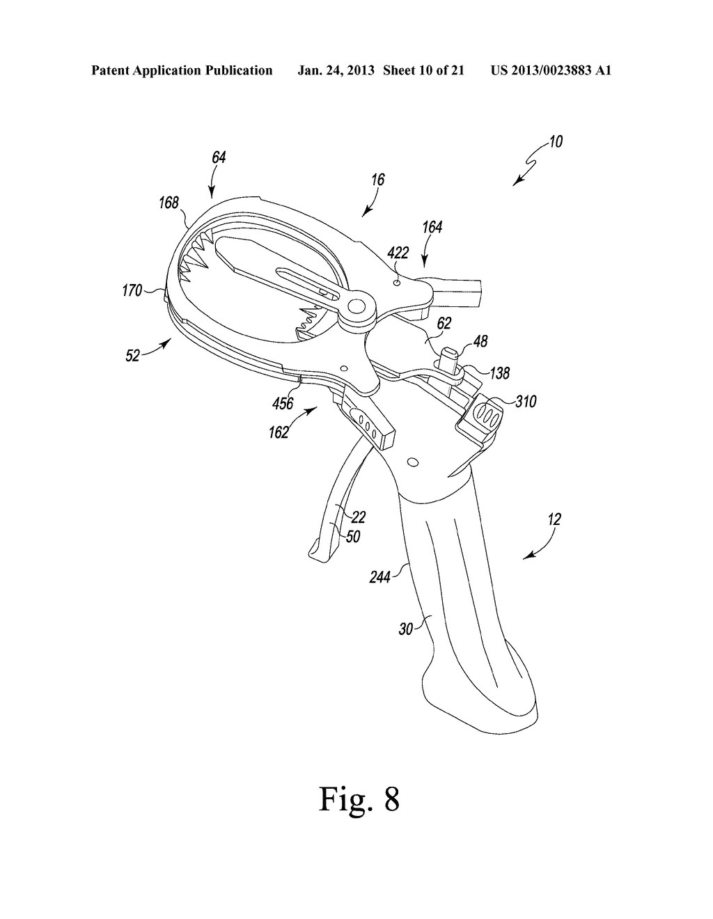 PATELLA ORTHOPAEDIC SURGICAL INSTRUMENT ASSEMBLY - diagram, schematic, and image 11