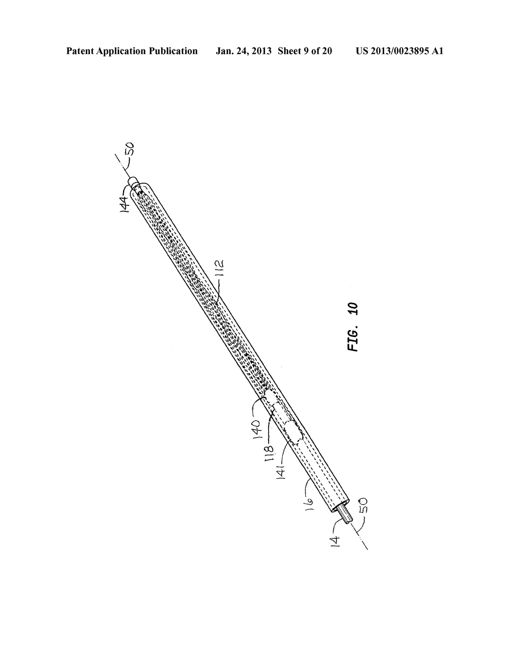 SURGICAL RETRIEVAL APPARATUS AND METHOD WITH SEMI-RIGIDLY EXTENDABLE AND     COLLAPSABLE BASKET - diagram, schematic, and image 10