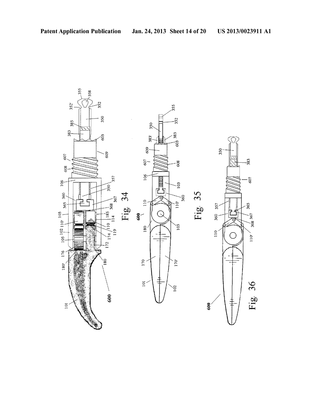 SURGICAL ENDOSCOPIC DEVICE WITH DETACHABLE CLAMP, CLAMP RETRIEVING DEVICE     AND METHOD FOR THEIR USE - diagram, schematic, and image 15