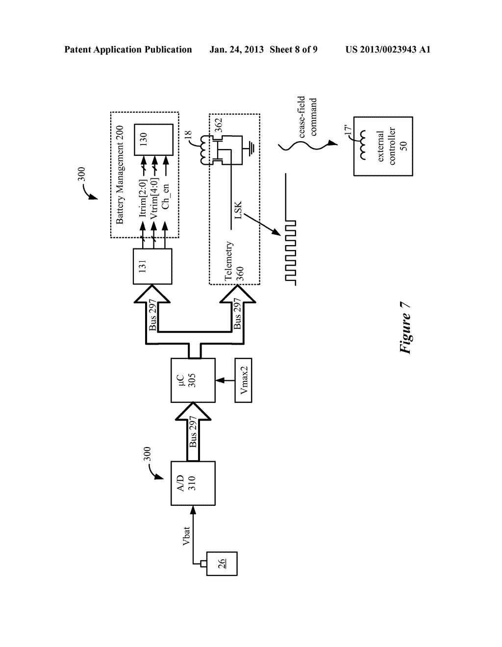 Battery Management for an Implantable Medical Device - diagram, schematic, and image 09