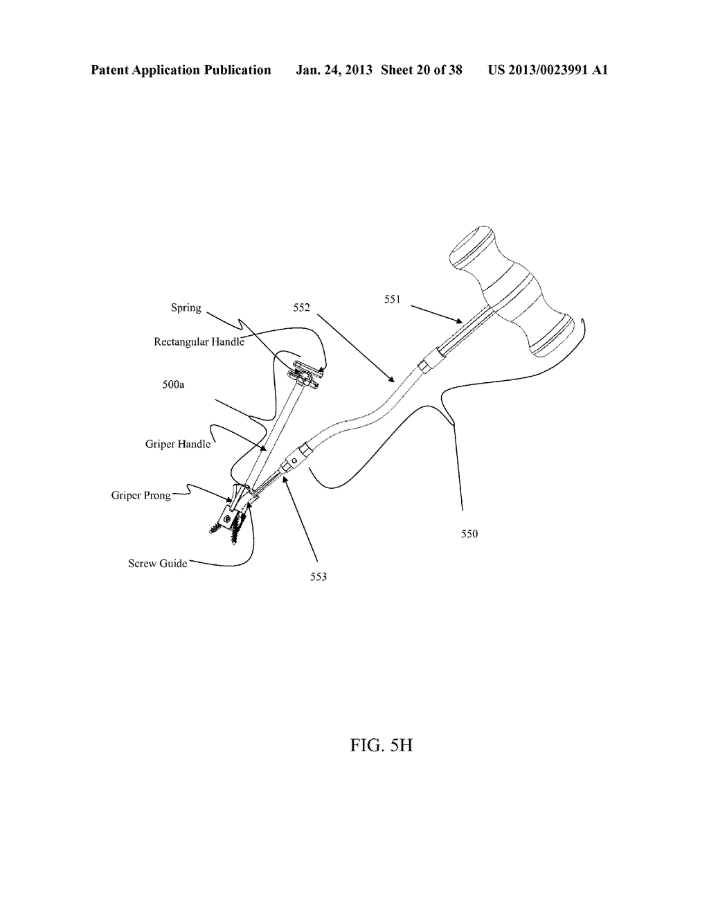 BI-DIRECTIONAL FIXATING TRANSVERTEBRAL BODY SCREWS AND POSTERIOR CERVICAL     AND LUMBAR INTERARTICULATING JOINT CALIBRATED STAPLING DEVICES FOR SPINAL     FUSION - diagram, schematic, and image 21