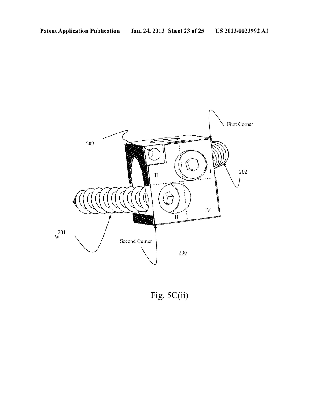 BI-DIRECTIONAL FIXATING/LOCKING TRANSVERTEBRAL BODY SCREW/INTERVERTEBRAL     CAGE STAND-ALONE CONSTRUCTS - diagram, schematic, and image 24