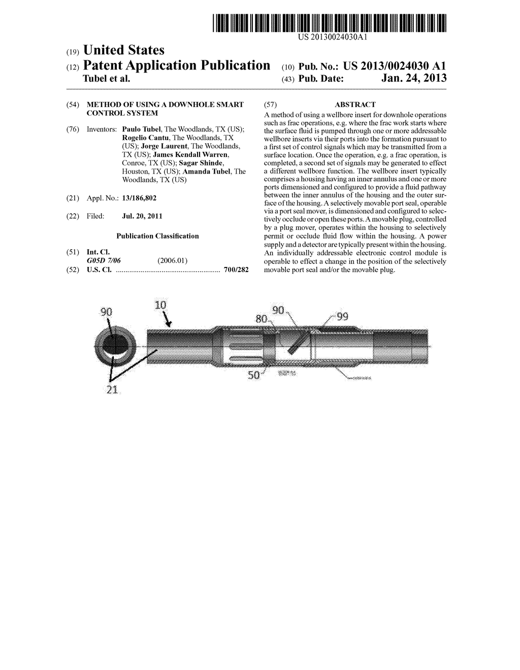 Method of Using a Downhole Smart Control System - diagram, schematic, and image 01