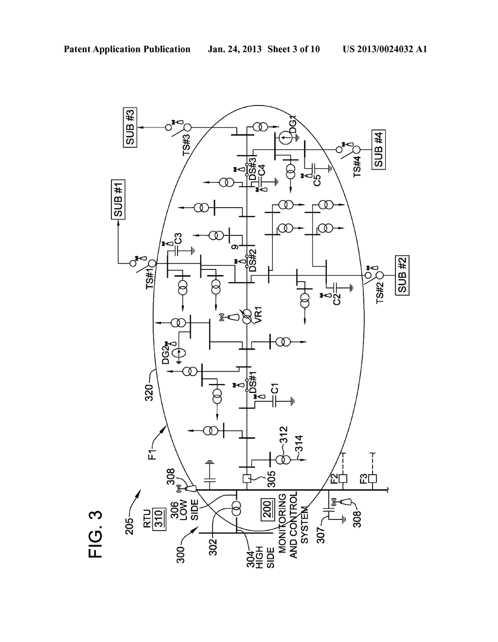 APPARATUS FOR DECENTRALIZED COORDINATED VOLT/VAR CONTROL (CVVC) - diagram, schematic, and image 04