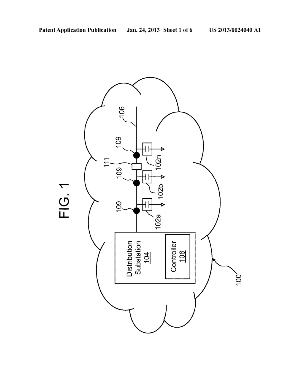 SYSTEM AND METHOD FOR CONTROLLING VOLTAGE ON A DISTRIBUTION FEEDER - diagram, schematic, and image 02