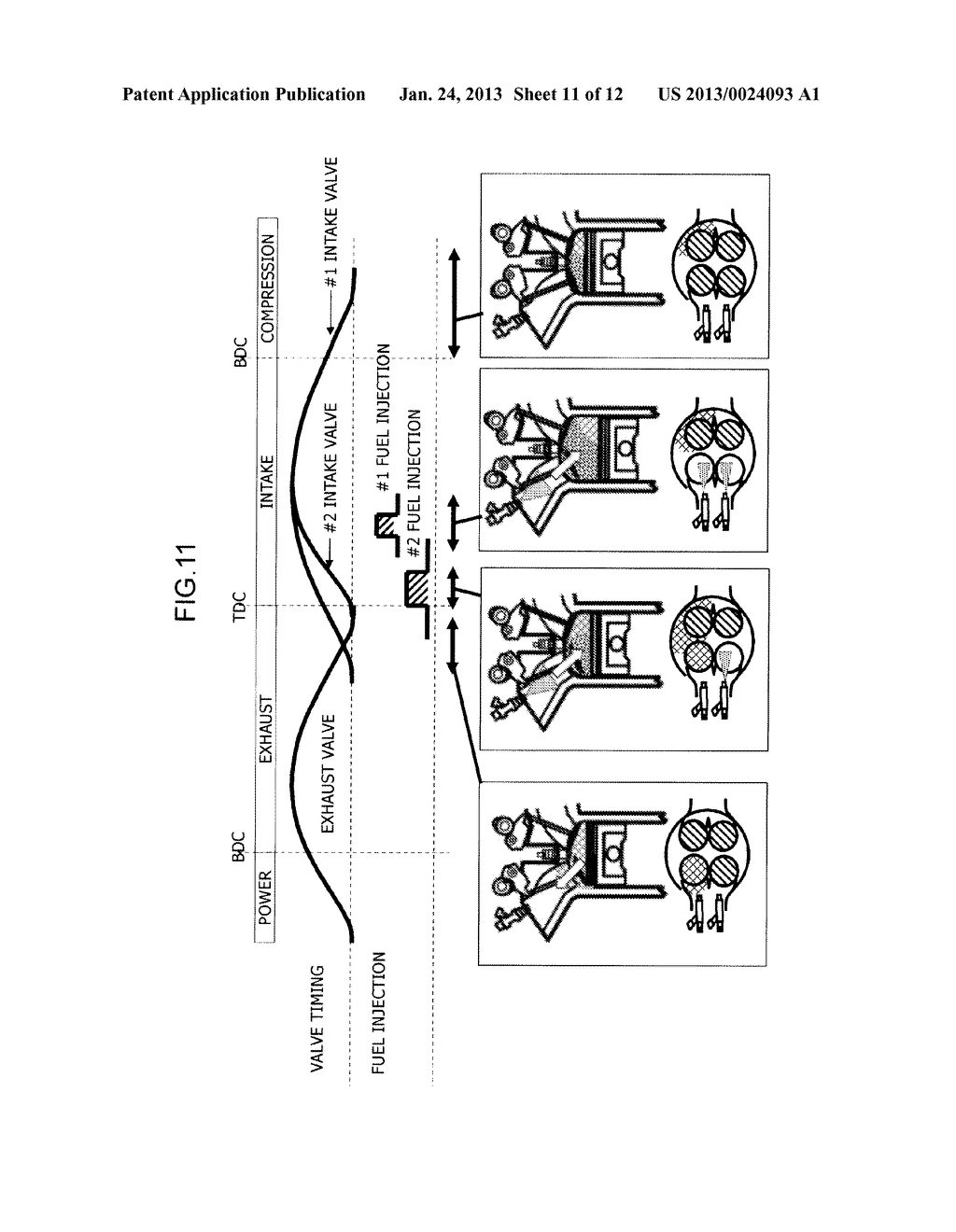 APPARATUS FOR AND METHOD OF CONTROLLING INTERNAL COMBUSTION ENGINE - diagram, schematic, and image 12