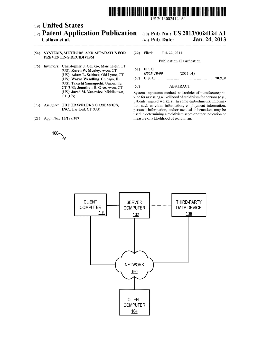 SYSTEMS, METHODS, AND APPARATUS FOR PREVENTING RECIDIVISM - diagram, schematic, and image 01