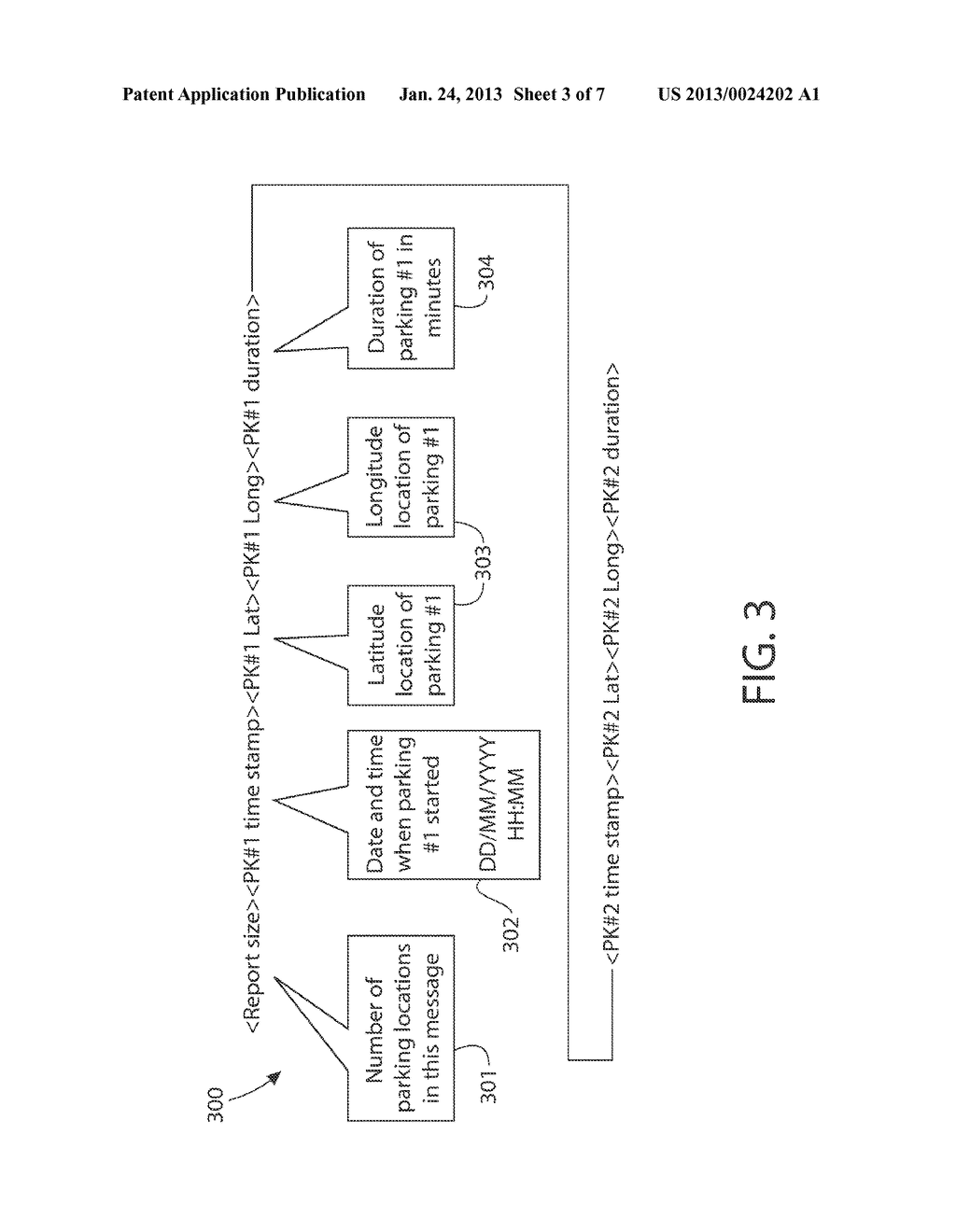 SYSTEM, METHOD AND APPARATUS FOR TRACKING PARKING BEHAVIOR OF A VEHICLE - diagram, schematic, and image 04