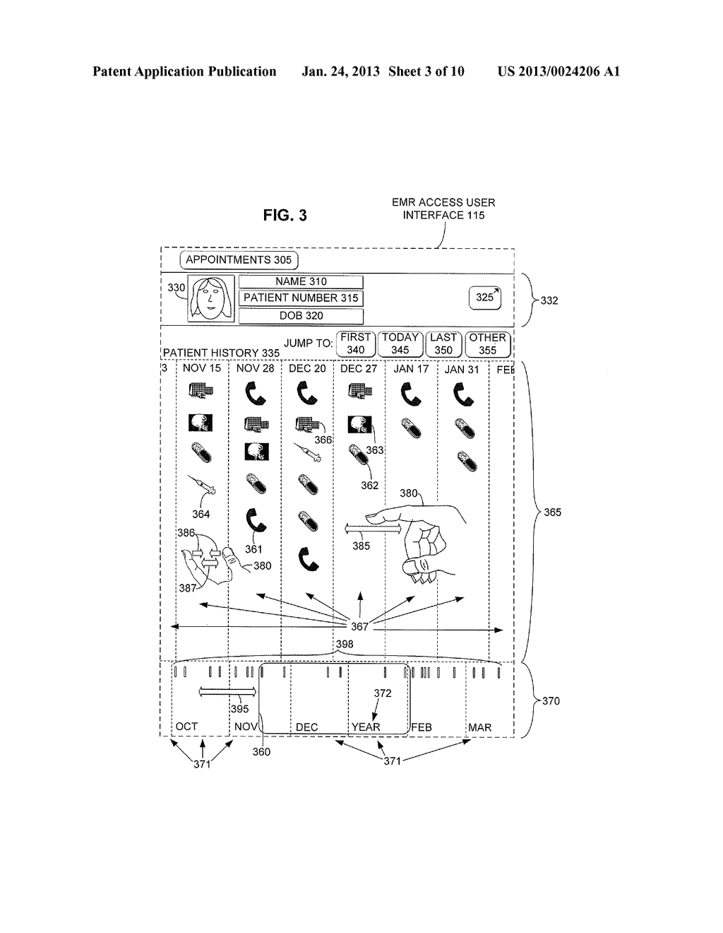 METHOD, APPARATUS, AND SYSTEM FOR READING, PROCESSING, PRESENTING, AND/OR     STORING ELECTRONIC MEDICAL RECORD INFORMATION - diagram, schematic, and image 04