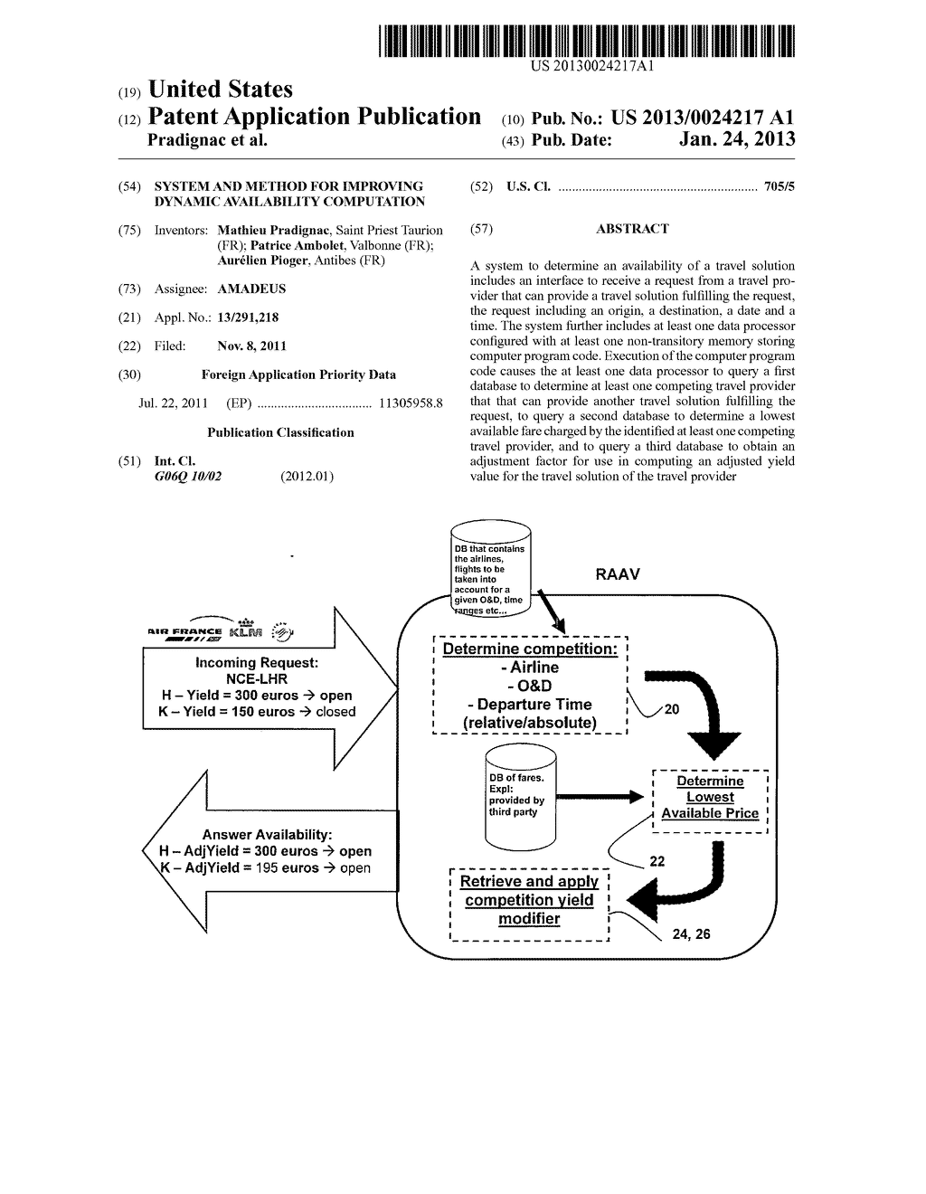 System and Method for Improving Dynamic Availability Computation - diagram, schematic, and image 01