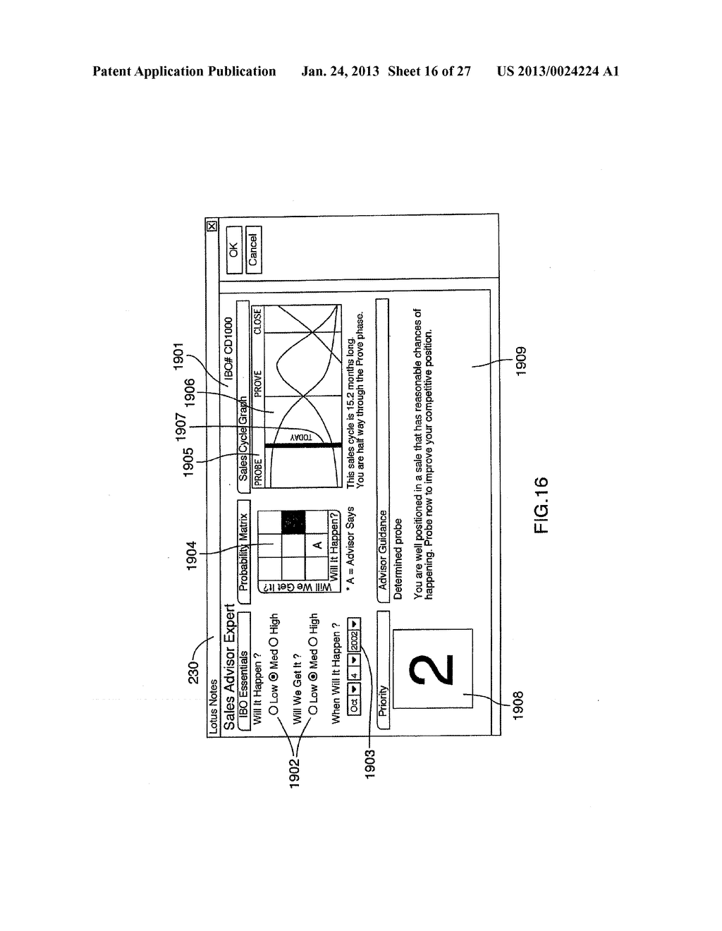 METHOD OF ASSISTING A SALES REPRESENTATIVE IN SELLING - diagram, schematic, and image 17