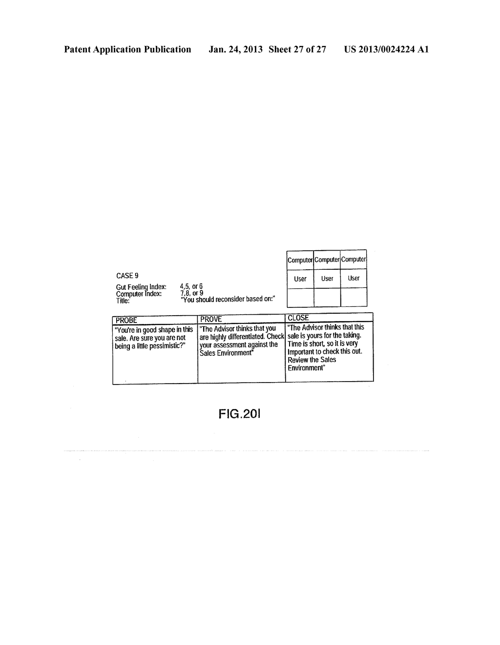 METHOD OF ASSISTING A SALES REPRESENTATIVE IN SELLING - diagram, schematic, and image 28