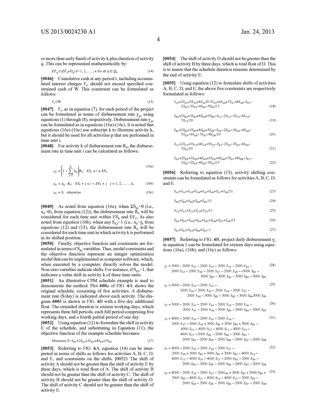 METHOD OF EXTENDING ACTIVITY FLOATS IN THE CRITICAL PATH METHOD - diagram, schematic, and image 12