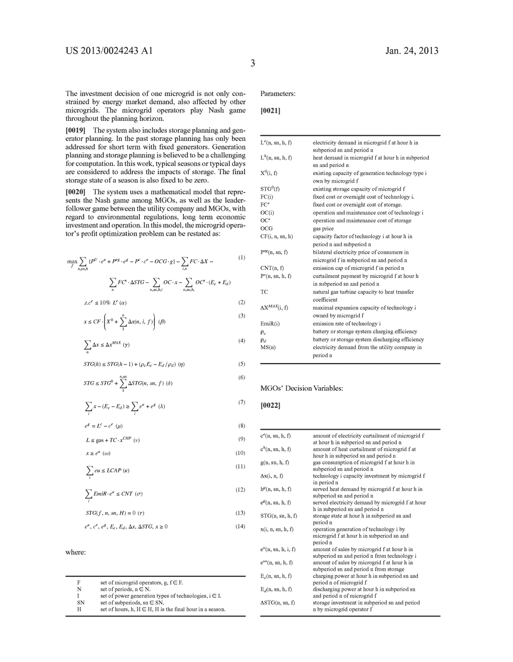 SYSTEMS AND METHODS FOR OPTIMIZING MICROGRID CAPACITY AND STORAGE     INVESTMENT UNDER ENVIRONMENTAL REGULATIONS - diagram, schematic, and image 07