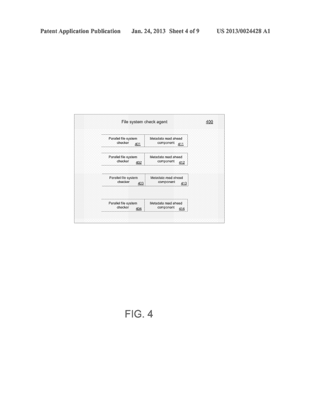 METHOD AND SYSTEM FOR A FAST FULL STYLE SYSTEM CHECK USING MULTITHREADED     READ AHEAD - diagram, schematic, and image 05