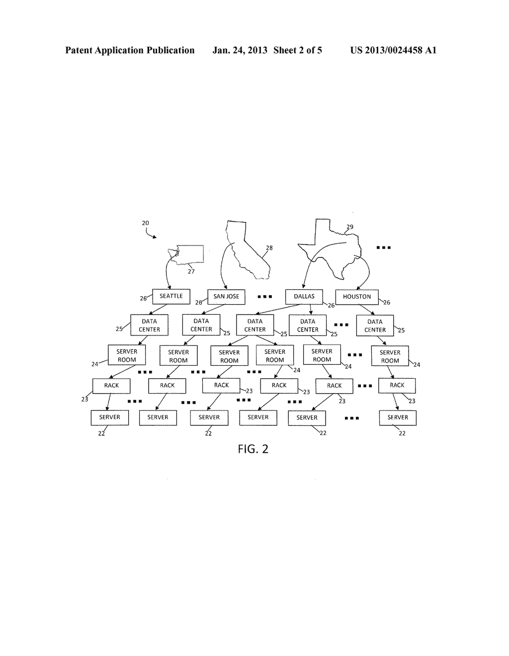 System and Method for Efficiently Representing and Managing A Computer     Facility - diagram, schematic, and image 03