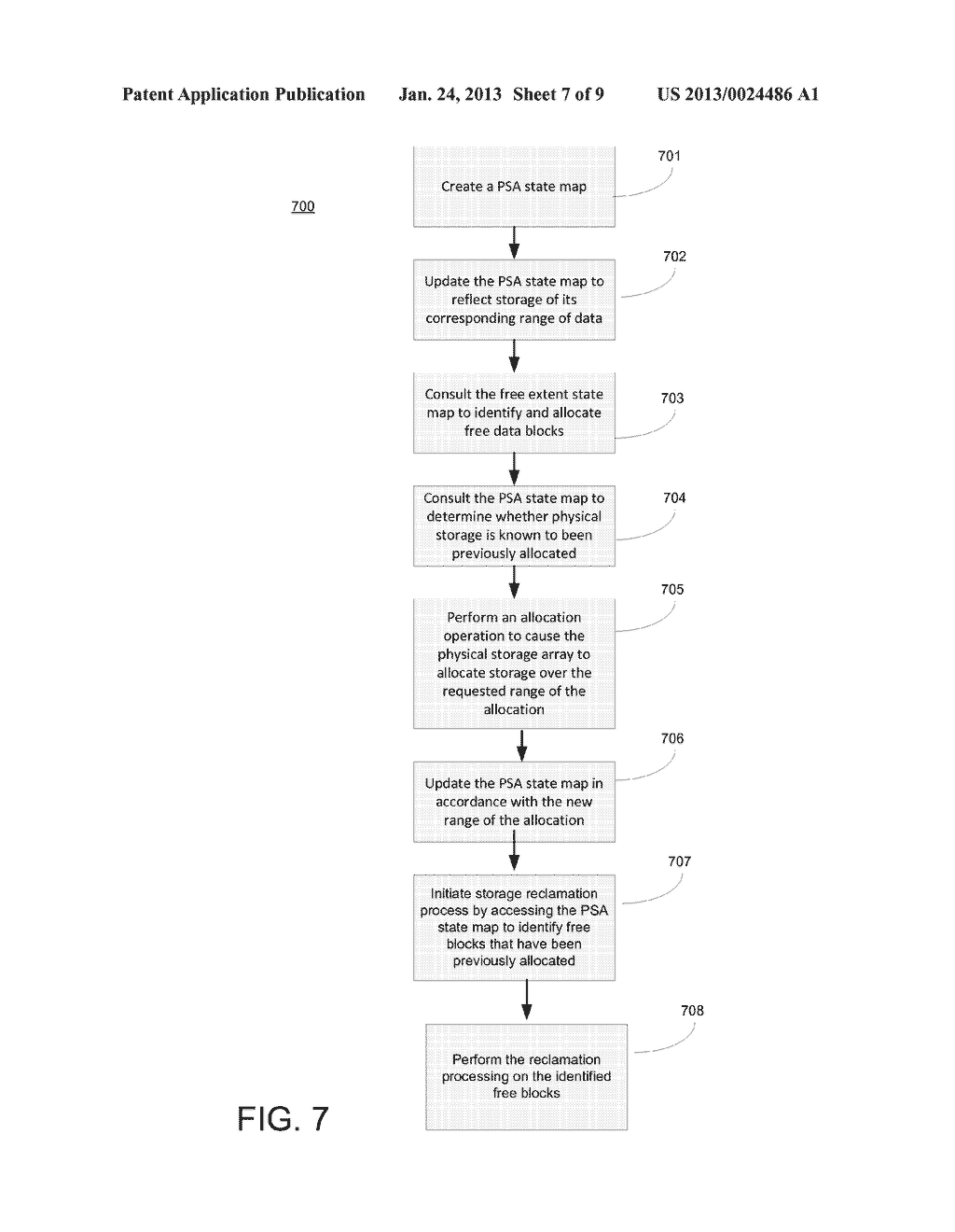 METHOD AND SYSTEM FOR IMPLEMENTING HIGH AVAILABILITY STORAGE ON THINLY     PROVISIONED ARRAYS - diagram, schematic, and image 08