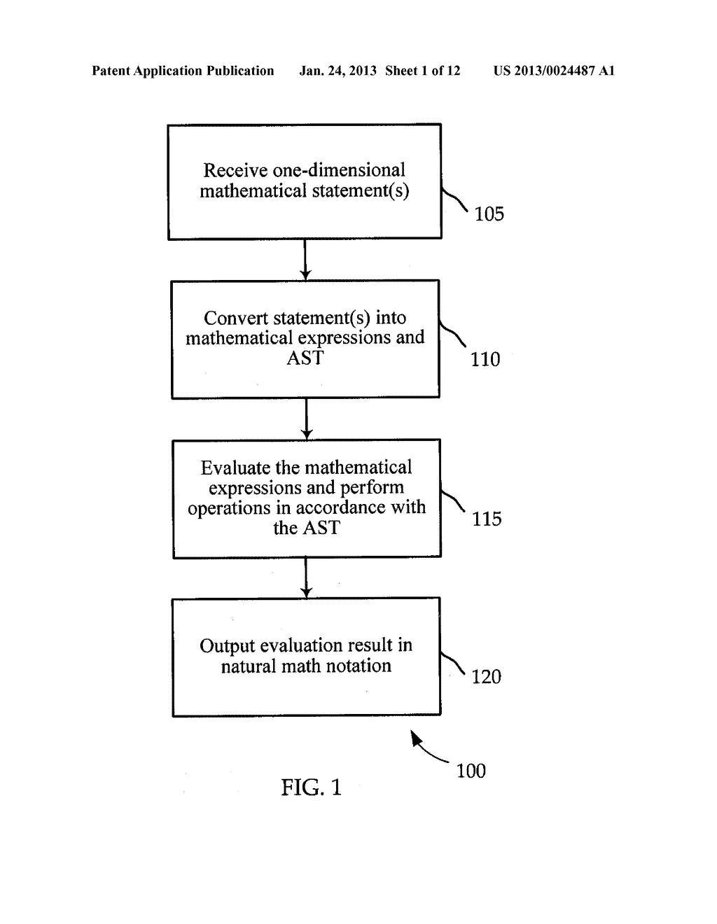 METHODS AND SYSTEMS FOR PARSING AND INTERPRETATION OF MATHEMATICAL     STATEMENTS - diagram, schematic, and image 02