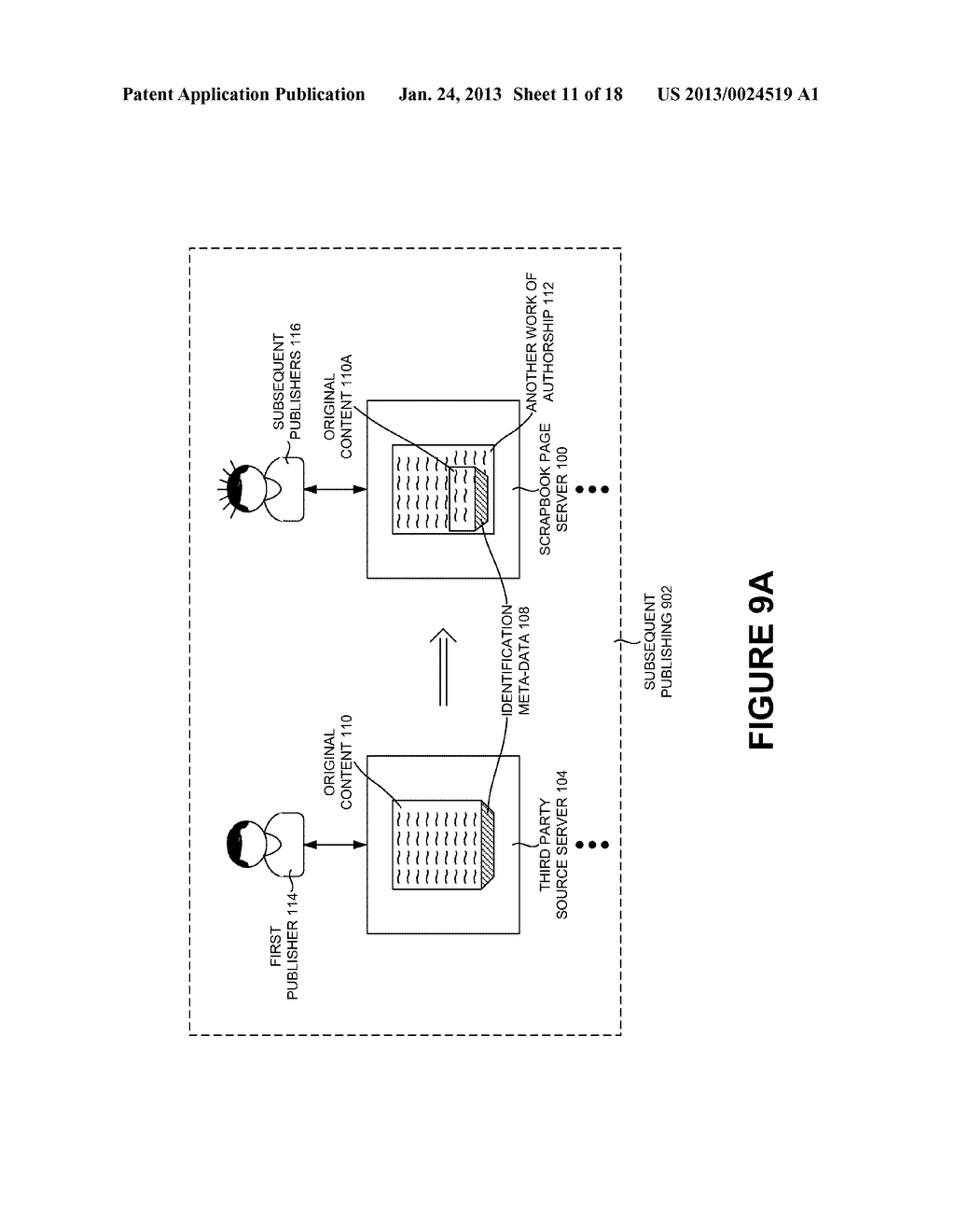 SHARABLE CURATED SCRAPBOOK PAGES THROUGH SOURCE ATTRIBUTION OF EMBEDDED     CONTENT - diagram, schematic, and image 12