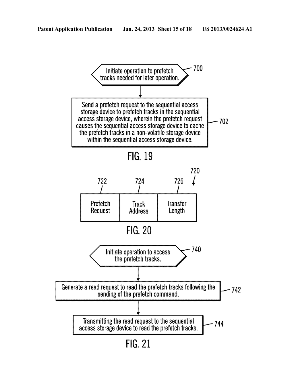 PREFETCHING TRACKS USING MULTIPLE CACHES - diagram, schematic, and image 16