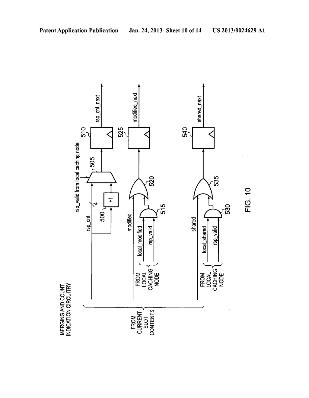 Data processing apparatus and method for managing coherency of cached data - diagram, schematic, and image 11