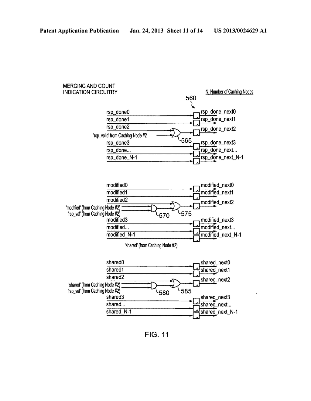 Data processing apparatus and method for managing coherency of cached data - diagram, schematic, and image 12