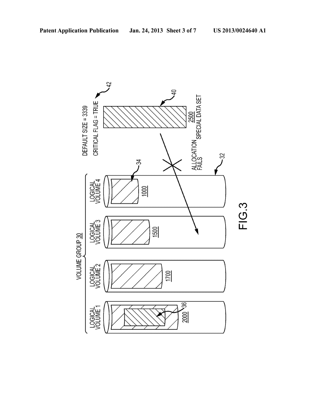 Virtual Logical Volume for Overflow Storage of Special Data Sets - diagram, schematic, and image 04