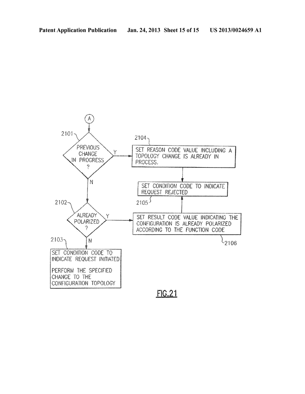 Executing An Instruction for Performing a Configuration Virtual Topology     Change - diagram, schematic, and image 16