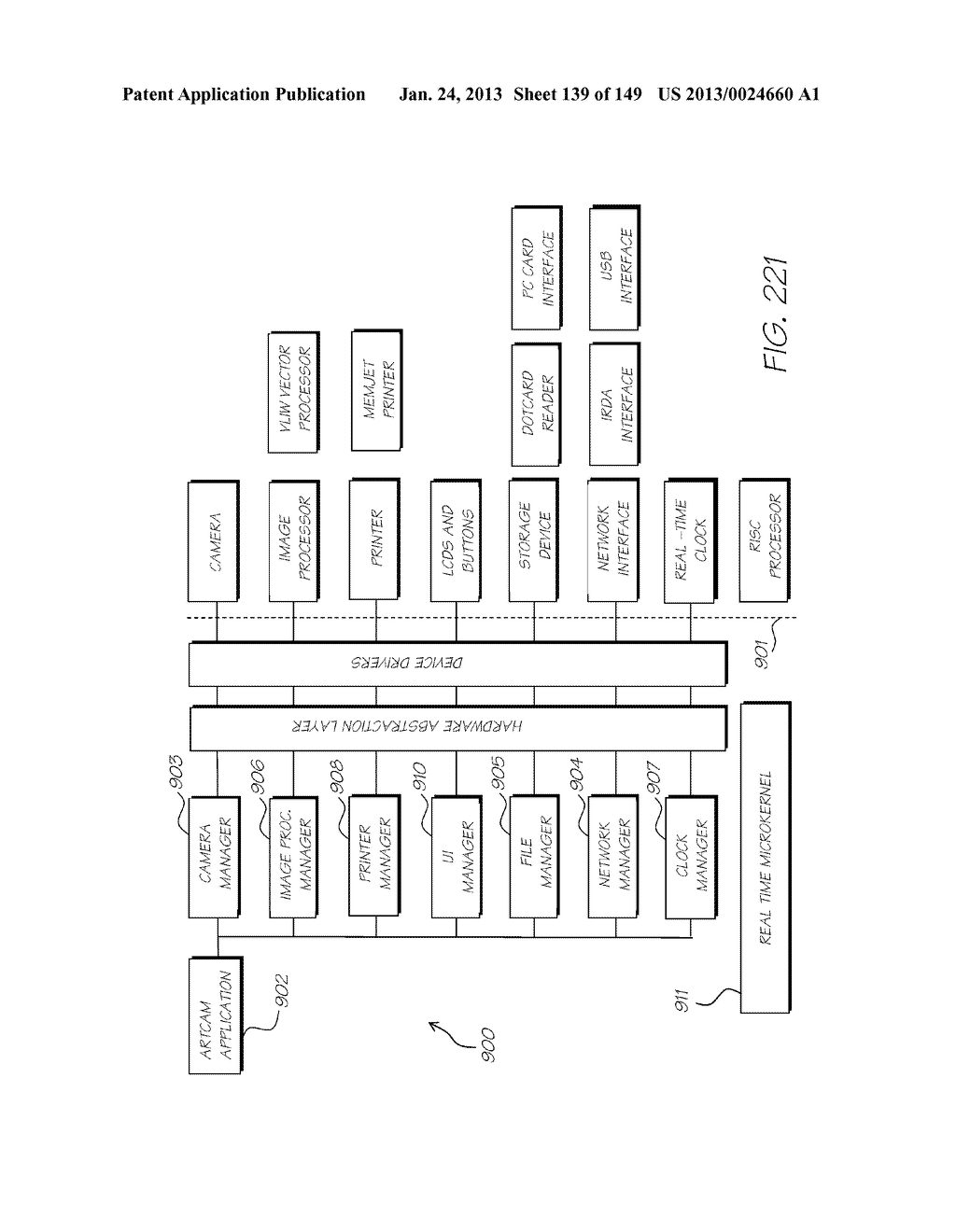 PORTABLE HANDHELD DEVICE WITH MULTI-CORE IMAGE PROCESSOR - diagram, schematic, and image 140