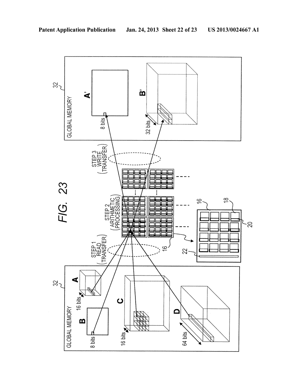 ARITHMETIC AND CONTROL UNIT, ARITHMETHIC AND CONTROL METHOD, PROGRAM AND     PARALLEL PROCESSOR - diagram, schematic, and image 23