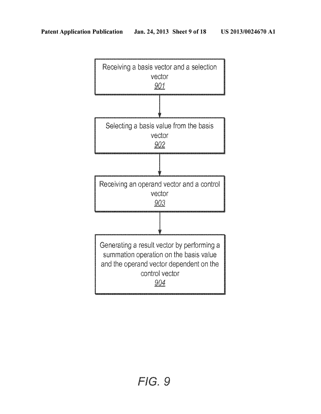 PROCESSING VECTORS USING WRAPPING MULTIPLY AND DIVIDE INSTRUCTIONS IN THE     MACROSCALAR ARCHITECTURE - diagram, schematic, and image 10