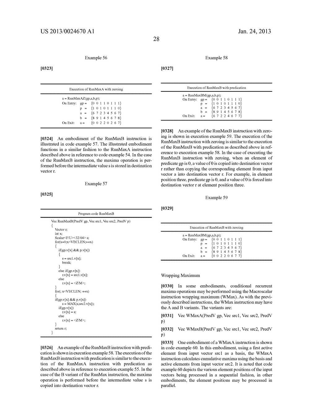 PROCESSING VECTORS USING WRAPPING MULTIPLY AND DIVIDE INSTRUCTIONS IN THE     MACROSCALAR ARCHITECTURE - diagram, schematic, and image 47