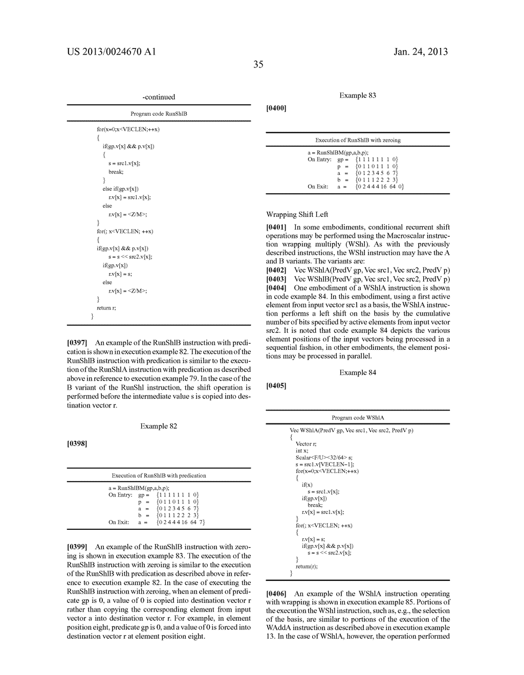 PROCESSING VECTORS USING WRAPPING MULTIPLY AND DIVIDE INSTRUCTIONS IN THE     MACROSCALAR ARCHITECTURE - diagram, schematic, and image 54