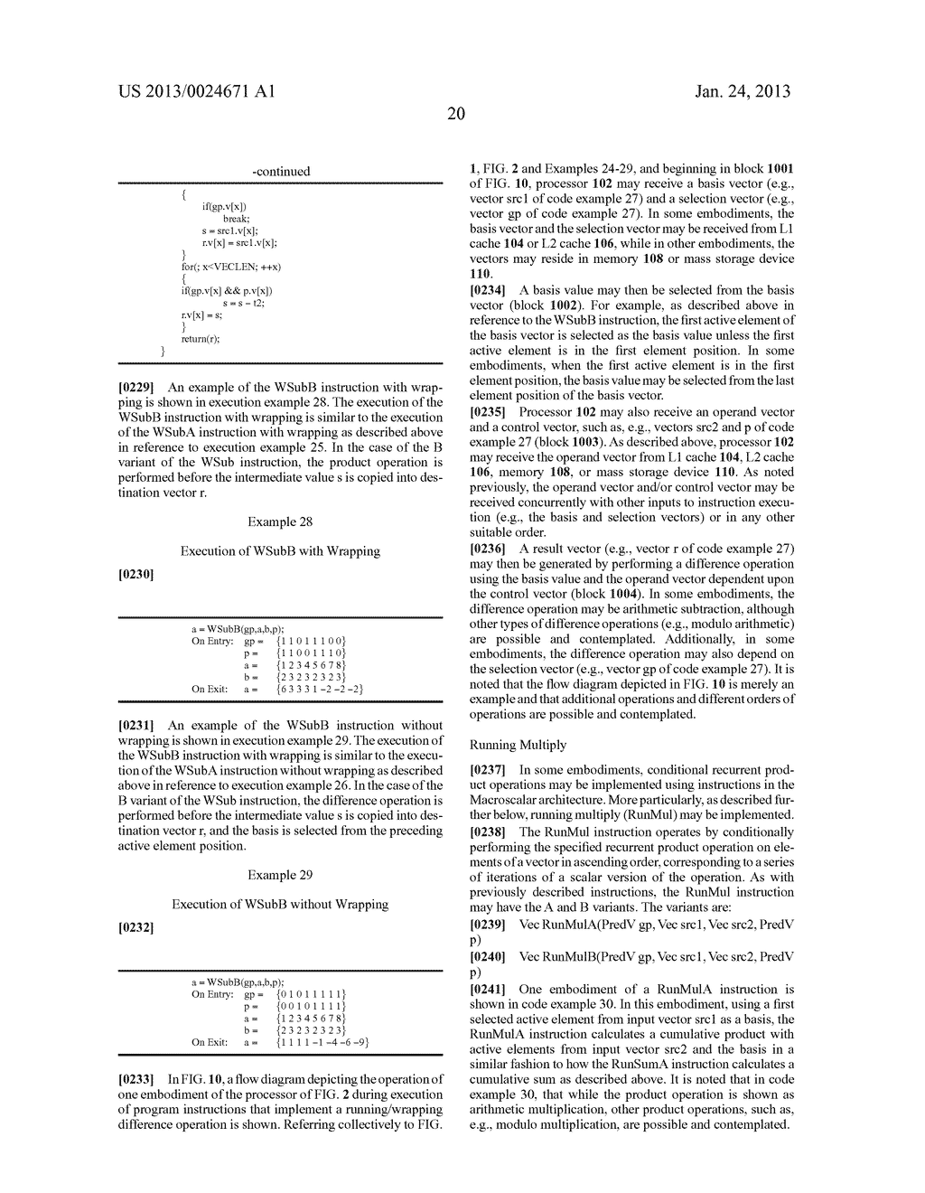 PROCESSING VECTORS USING WRAPPING NEGATION INSTRUCTIONS IN THE MACROSCALAR     ARCHITECTURE - diagram, schematic, and image 39