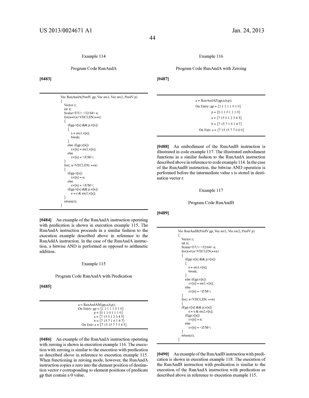 PROCESSING VECTORS USING WRAPPING NEGATION INSTRUCTIONS IN THE MACROSCALAR     ARCHITECTURE - diagram, schematic, and image 63