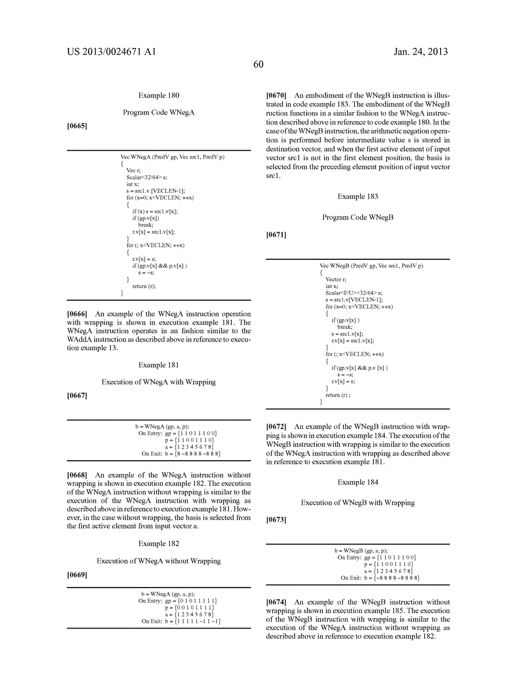 PROCESSING VECTORS USING WRAPPING NEGATION INSTRUCTIONS IN THE MACROSCALAR     ARCHITECTURE - diagram, schematic, and image 79