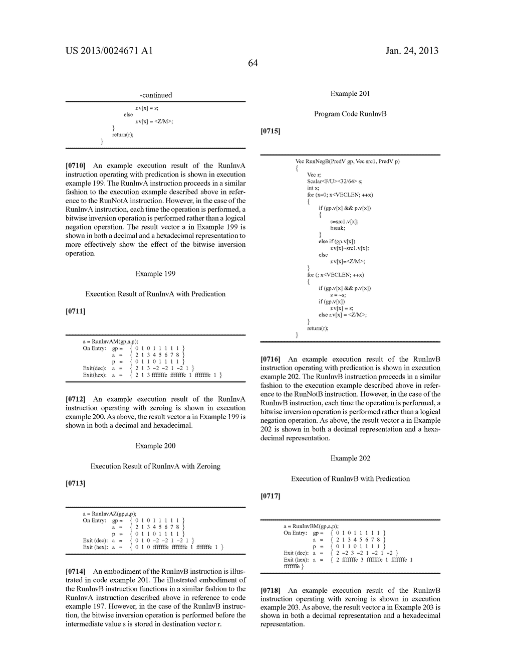 PROCESSING VECTORS USING WRAPPING NEGATION INSTRUCTIONS IN THE MACROSCALAR     ARCHITECTURE - diagram, schematic, and image 83